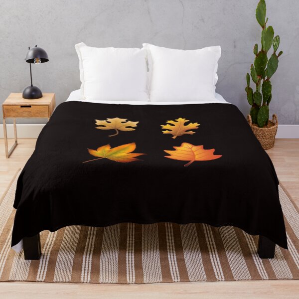 Aperçu de l'œuvre Pack d’autocollants de feuilles d’automne créée et vendue par Pattern-Way.