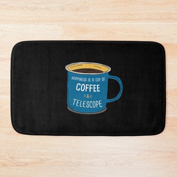 Item preview, Telescope & Coffee is happiness designed and sold by orlumbuspirate.