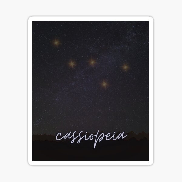 Item preview, Cassiopeia-Sternbild-Fotografie, perfekte Geschenke für Galaxienliebhaber designed and sold by AdawiArt.