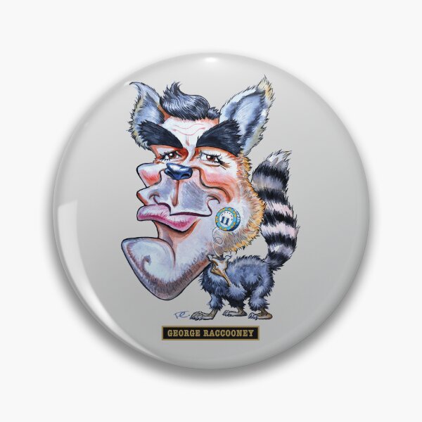 Item preview, GEORGE RACCOONEY - Another Great Illustration from Paul Cemmick's MOVIESTAR MUTATIONS by DAVID RICHARDSON designed and sold by TIGERDAVER.