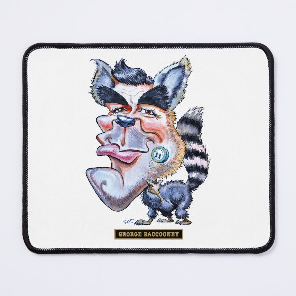 Item preview, GEORGE RACCOONEY - Another Great Illustration from Paul Cemmick's MOVIESTAR MUTATIONS by DAVID RICHARDSON designed and sold by TIGERDAVER.