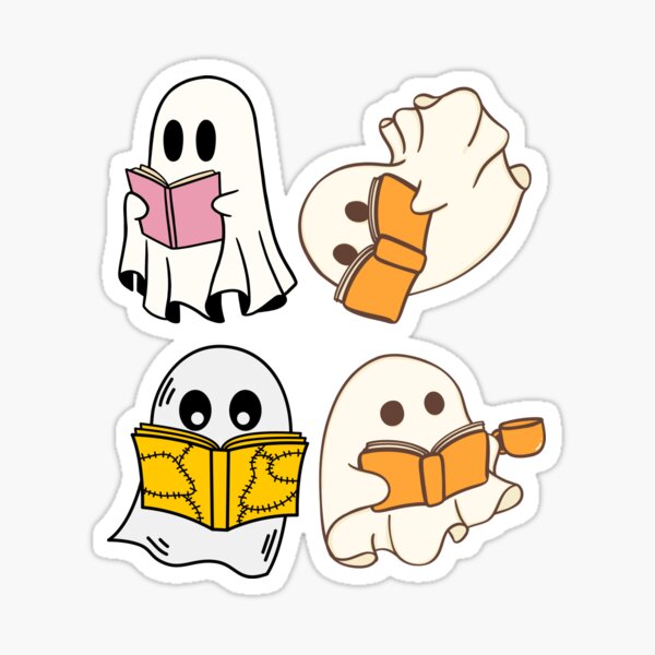 Ghosting You for Books and Coffee Sticker, Cute Ghost Sticker, Book  Stickers for Kindle, Bookish Ghost, Spooky Book Sticker, Reading Gifts 