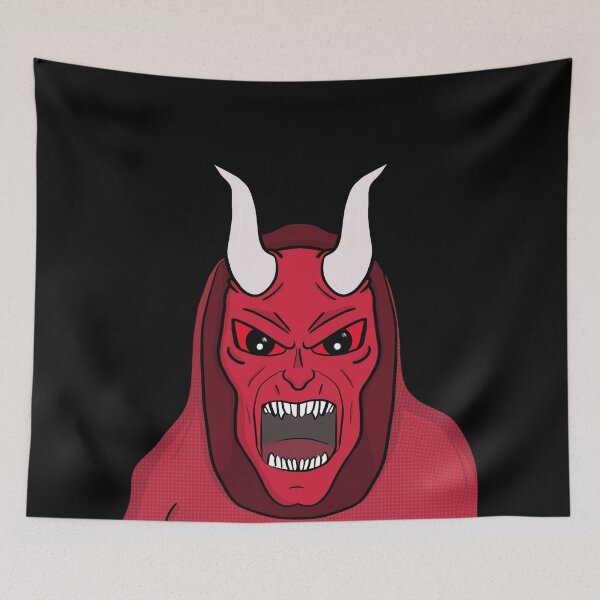 Item preview, Demon with horns designed and sold by shopdiego.