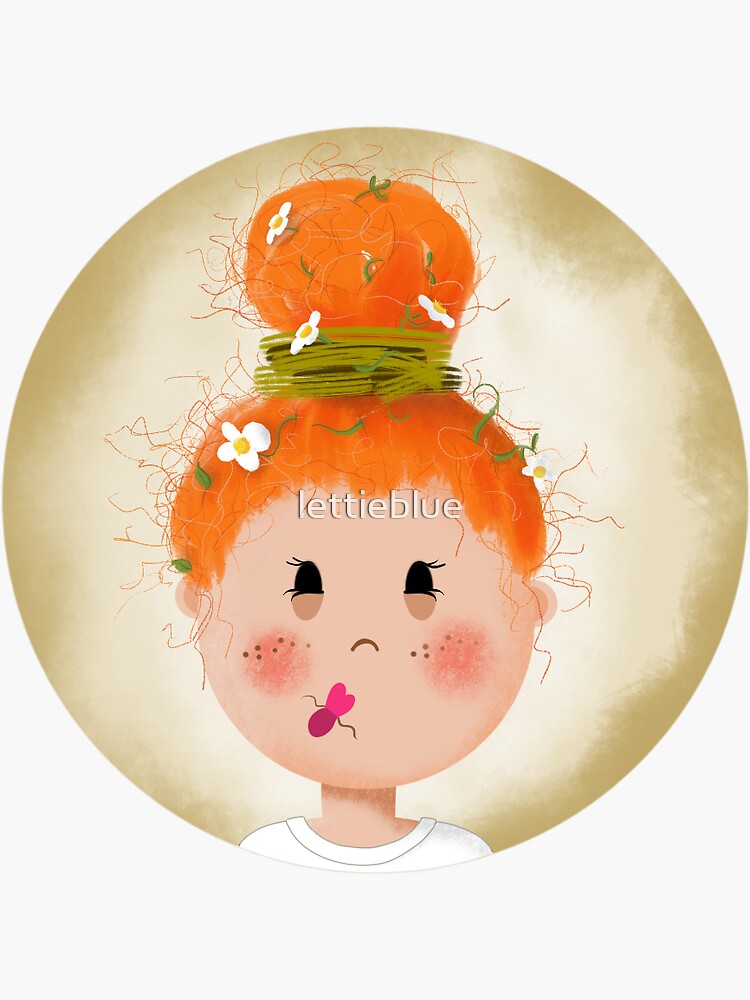 Redhead gardening by lettieblue