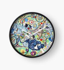 Let's Roll - Jiu-Jitsu - Bjj Art - Painting By Kim Dean Clock