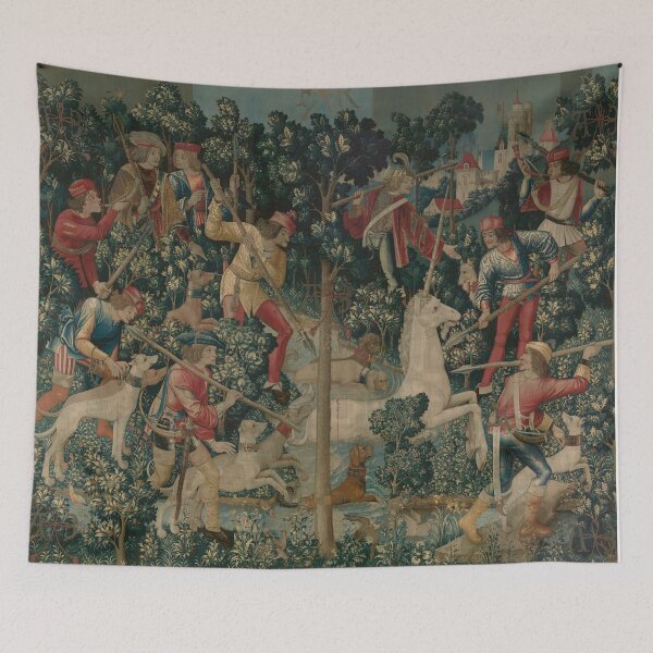 Item preview, Medieval unicorn tapestry designed and sold by katiehoran.