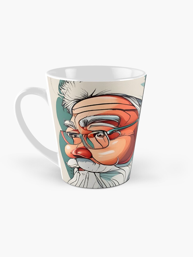 Thumbnail 3 of 4, Coffee Mug, Christmas Santa Claus Portrait drawing designed and sold by Patricks-Art.