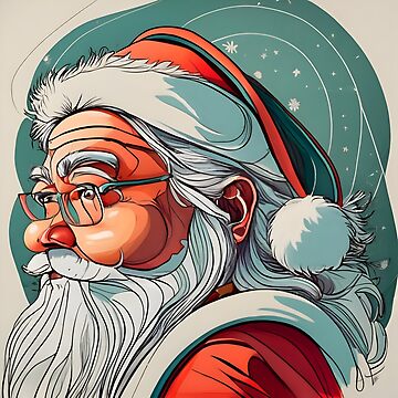 Artwork thumbnail, Christmas Santa Claus Portrait drawing by Patricks-Art