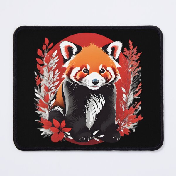 Item preview, Red panda art sticker designed and sold by mrlazypl.