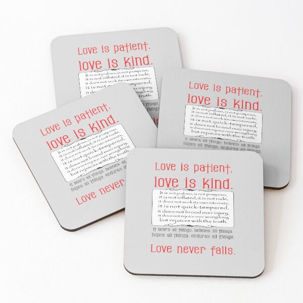Item preview, Love is Patient Love is Kind Corinthians 13:4-7 designed and sold by taiche.