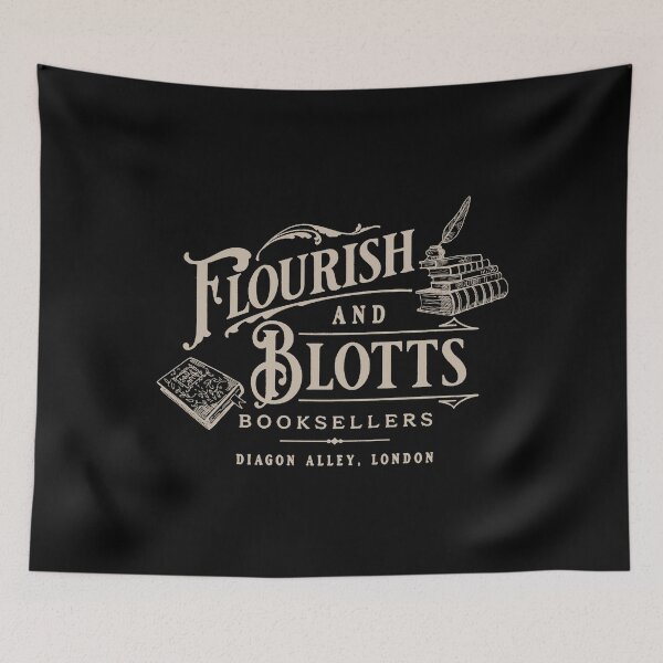 Item preview, Flourish Blotts Wizard Book Magic designed and sold by DeniseGardoler.