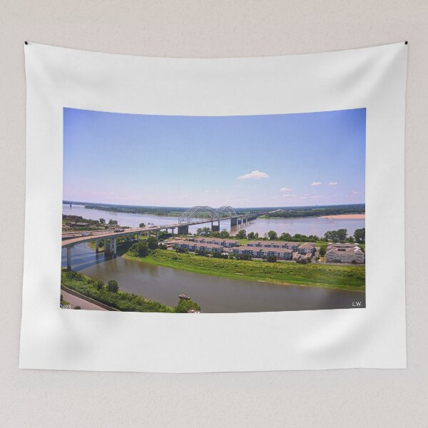 Item preview, The Mississippi River Memphis Tennessee designed and sold by LisaWootenPhoto.
