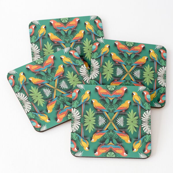 Item preview, jungle and parrots dessin designed and sold by Wilfried van Dokkumburg.