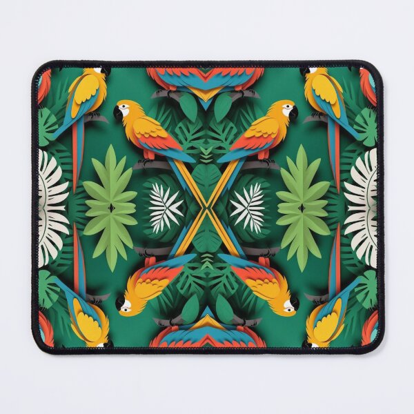 Item preview, jungle and parrots dessin designed and sold by Wilfried van Dokkumburg.