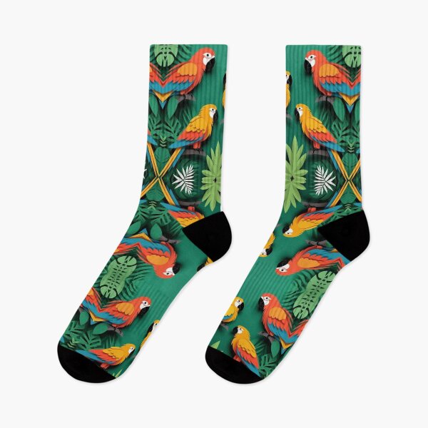 Item preview, jungle and parrots dessin designed and sold by Wilfried van Dokkumburg.
