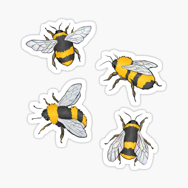 Bee Stickers – LaRynn Sticker Co.