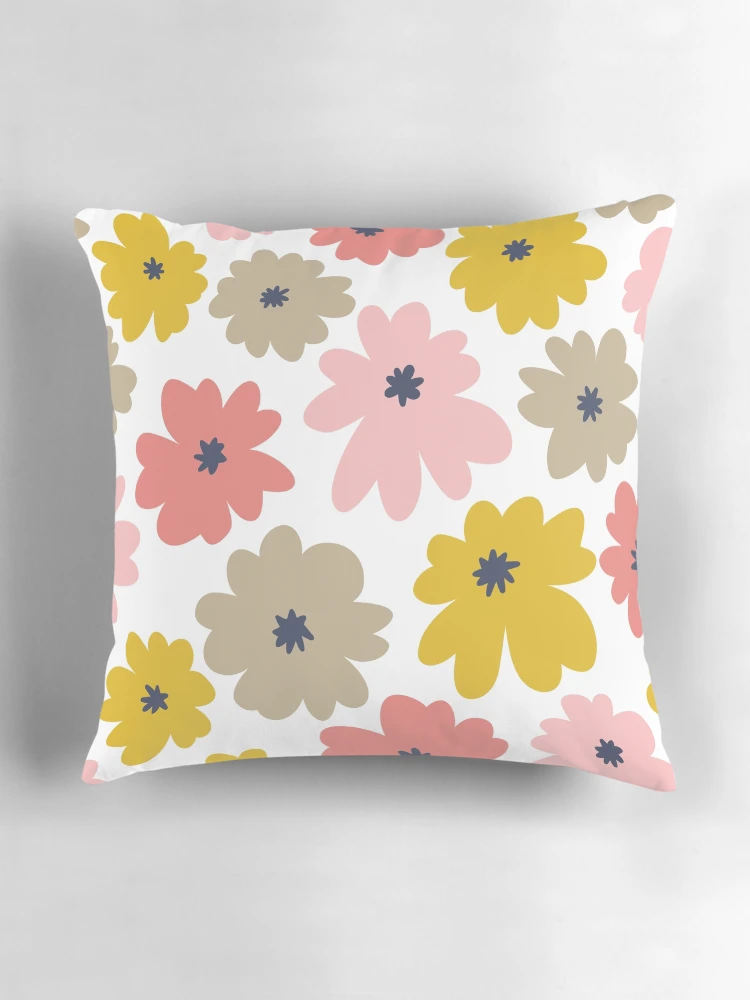 Thumbnail 3 of 4, Pillow, Colorful Roses Garden II designed and sold by InfinityPattern.