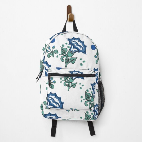 Item preview, Talavera Jimsonweed Flower - Blue 2 designed and sold by elizdesign.