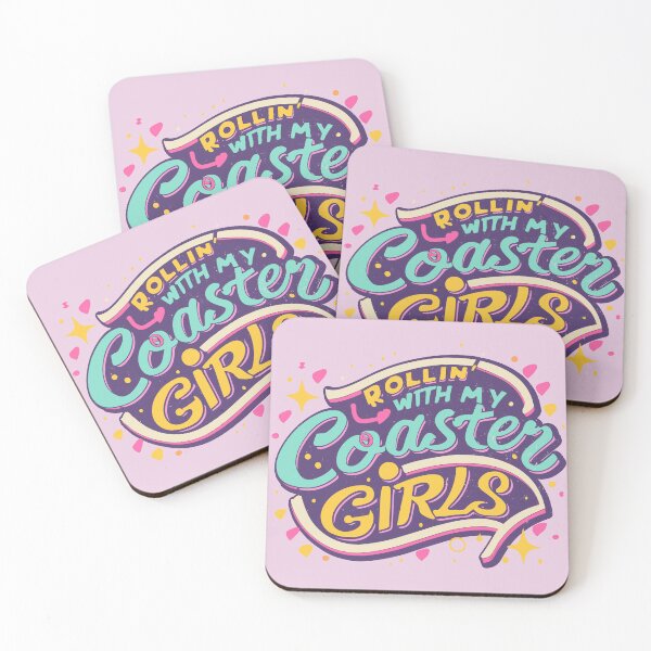 Item preview, Rollin' With My Coaster Girls, Female Rollercoaster Enthusiasts designed and sold by emmjott.