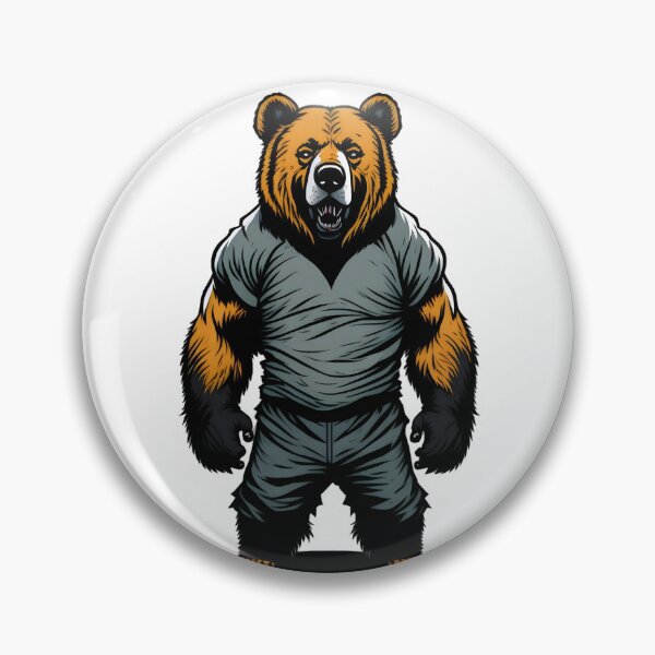 Item preview, Strong Bear Grazer designed and sold by BearsAndSkulls.