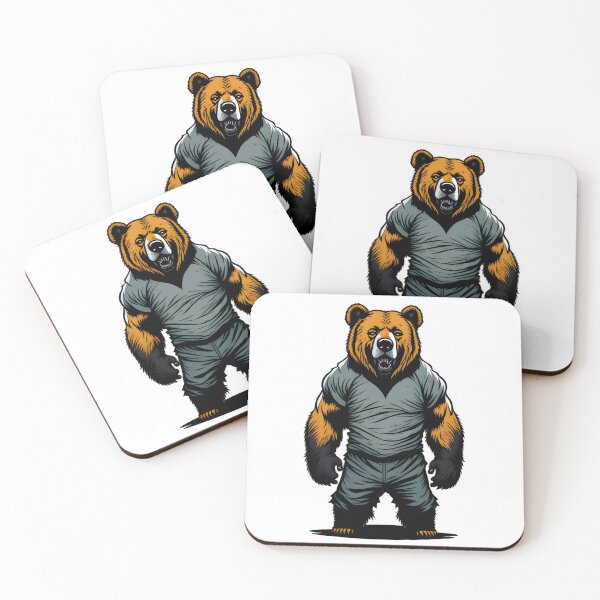 Item preview, Strong Bear Grazer designed and sold by BearsAndSkulls.