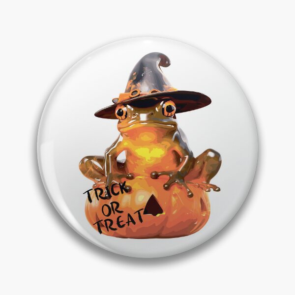 Item preview, Cute toad in a hat.Toad on a pumpkin. designed and sold by Anastasiia Yurevych.