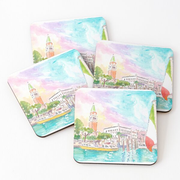 Artikelvorschau, Wunderschöner Vaporetto-Blick auf San Marco, Venedig, Italien entworfen und verkauft von artshop77.