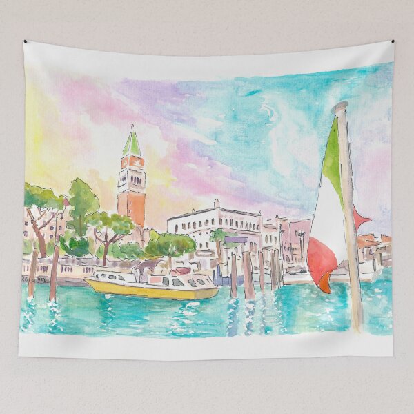 Artikelvorschau, Wunderschöner Vaporetto-Blick auf San Marco, Venedig, Italien entworfen und verkauft von artshop77.