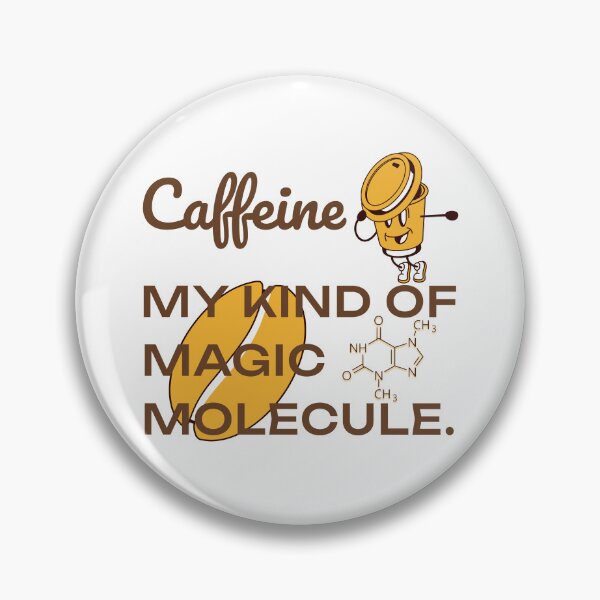 Item preview, Caffeine My Kind of Magic Molecule designed and sold by petplushuman.