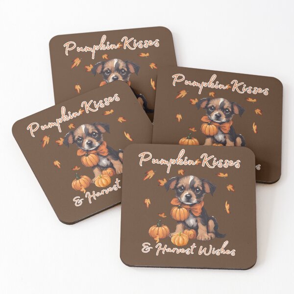 Item preview, Pumpkin Kisses & Harvest Wishes Puppy  designed and sold by A-M-Watson.