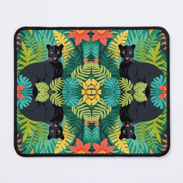 Item preview, Jungle dessin with black panter designed and sold by Wilfried van Dokkumburg.