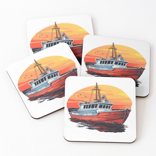 Item preview, Fishing Boat designed and sold by SMRprintdesign.