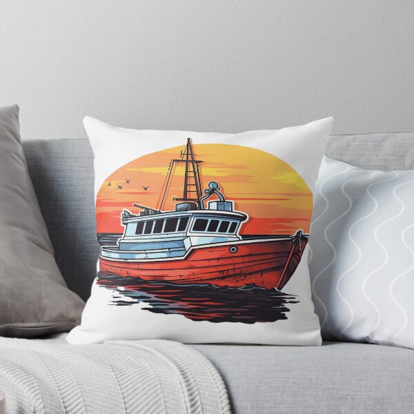 Item preview, Fishing Boat designed and sold by SMRprintdesign.