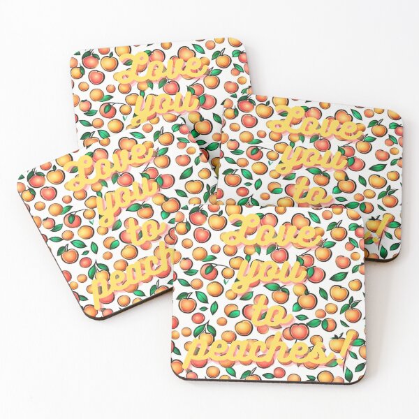 Item preview, Love you to Peaches! designed and sold by PudgeMuffin Creations.