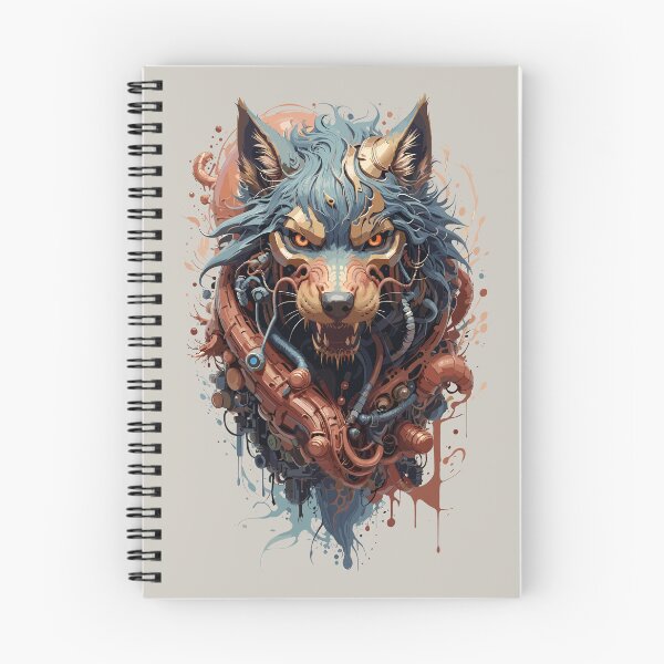 Item preview, Futuristic Biopunk Wolf  designed and sold by faunathreads.