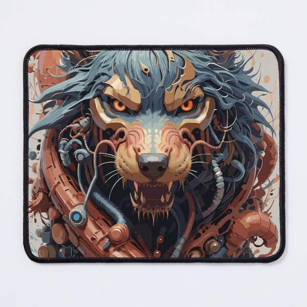 Item preview, Futuristic Biopunk Wolf  designed and sold by faunathreads.