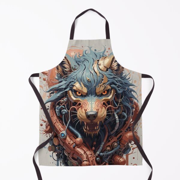 Item preview, Futuristic Biopunk Wolf  designed and sold by faunathreads.