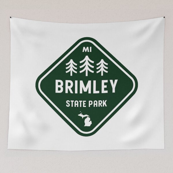 Item preview, Brimley State Park Michigan Rhombus designed and sold by bivenart.