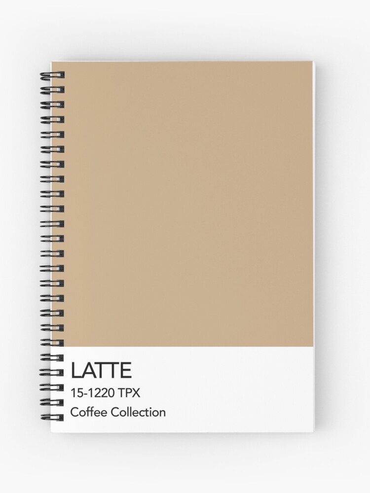 Cafe Latte Pantone Colour Journal for Sale by calamarisky