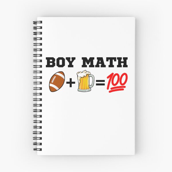 Item preview, Boy Math, Beer + Football = 100 designed and sold by RedPumpFlash.