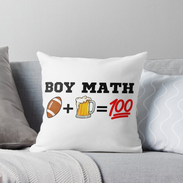 Item preview, Boy Math, Beer + Football = 100 designed and sold by RedPumpFlash.