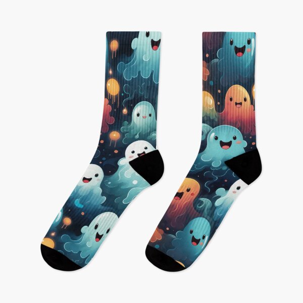 Item preview, Ethereal Echoes: Boo-tiful Ghosts Pattern designed and sold by KaleidoKiosk.