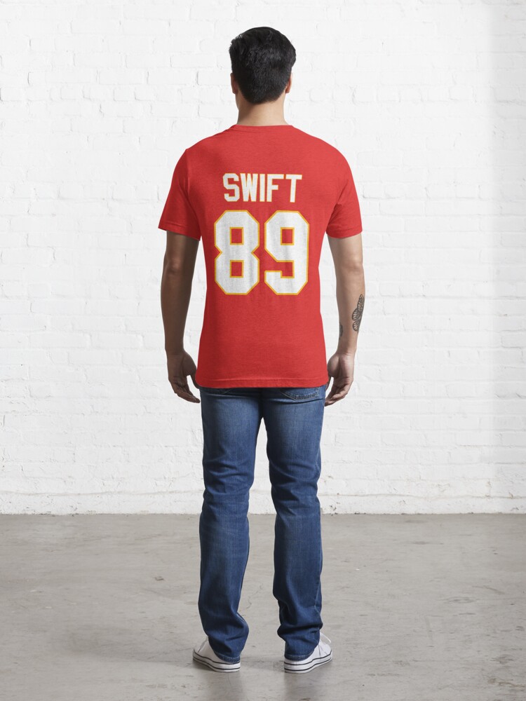 Taylor Swift & Travis Kelce Jersey - Kansas City Chiefs - Swiftie Gear |  Essential T-Shirt