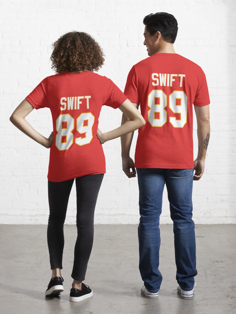 Taylor Swift & Travis Kelce Jersey - Kansas City Chiefs - Swiftie Gear |  Essential T-Shirt