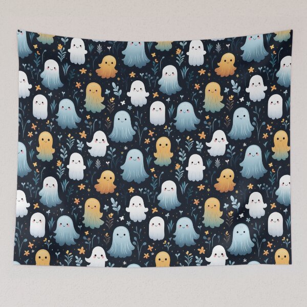 Item preview, Ethereal Echoes: Boo-tiful Ghosts Pattern designed and sold by KaleidoKiosk.