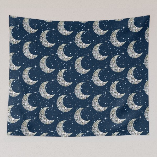 Item preview, Moon // vintage button moon and stars // Venus // Womens designed and sold by MagentaRose.