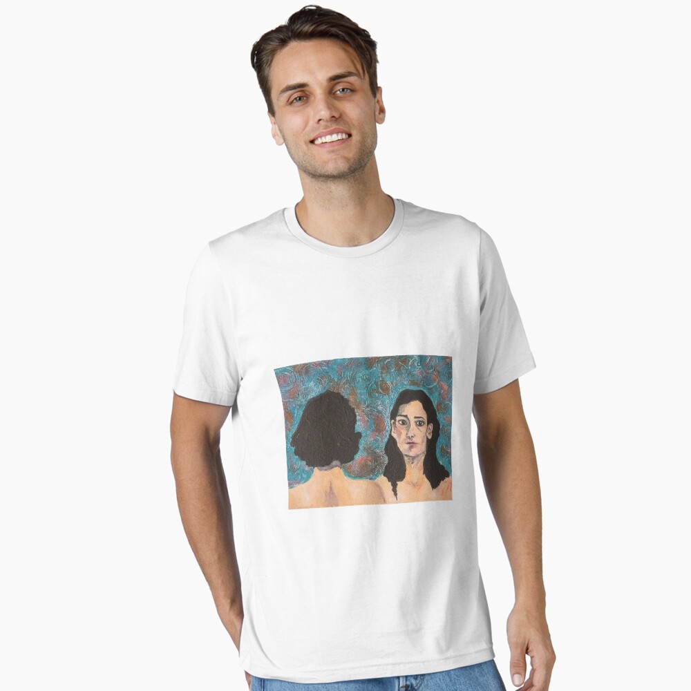 Vista previa del artículo con la obra «Camiseta esencial», diseñado y vendido por NancyisBroke.