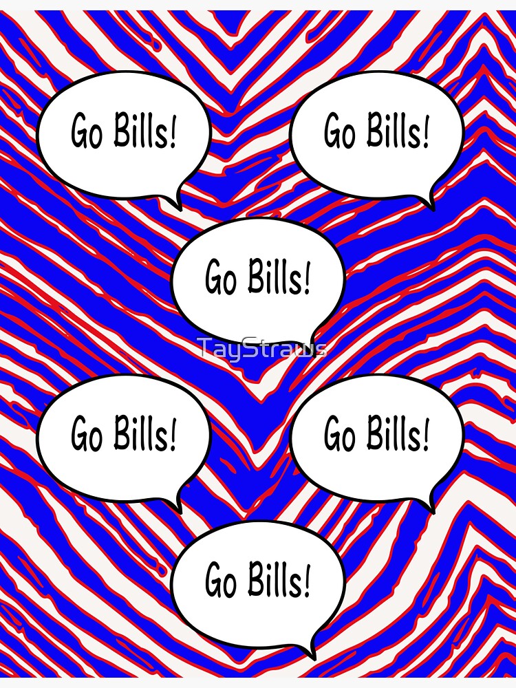 Go Bills (cursive) Sticker for Sale by bellabarbagallo