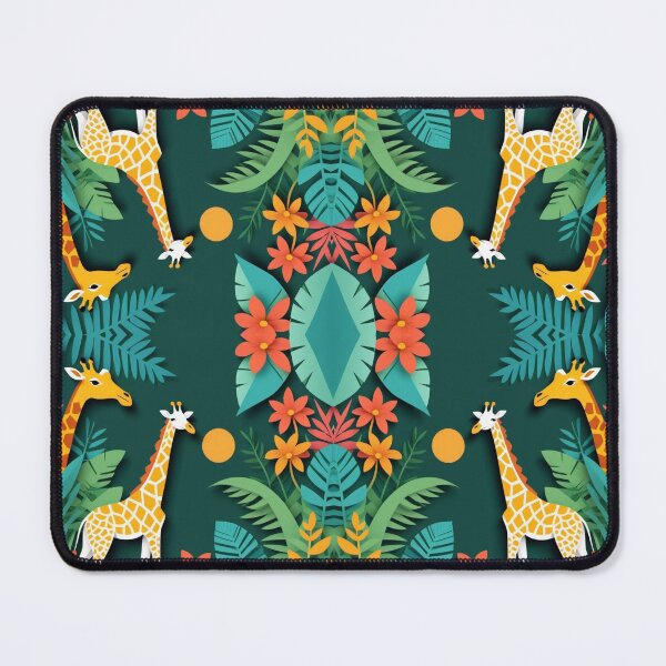 Item preview, jungle dessins with giraffe designed and sold by Wilfried van Dokkumburg.