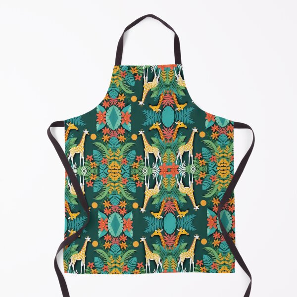 Item preview, jungle dessins with giraffe designed and sold by Wilfried van Dokkumburg.